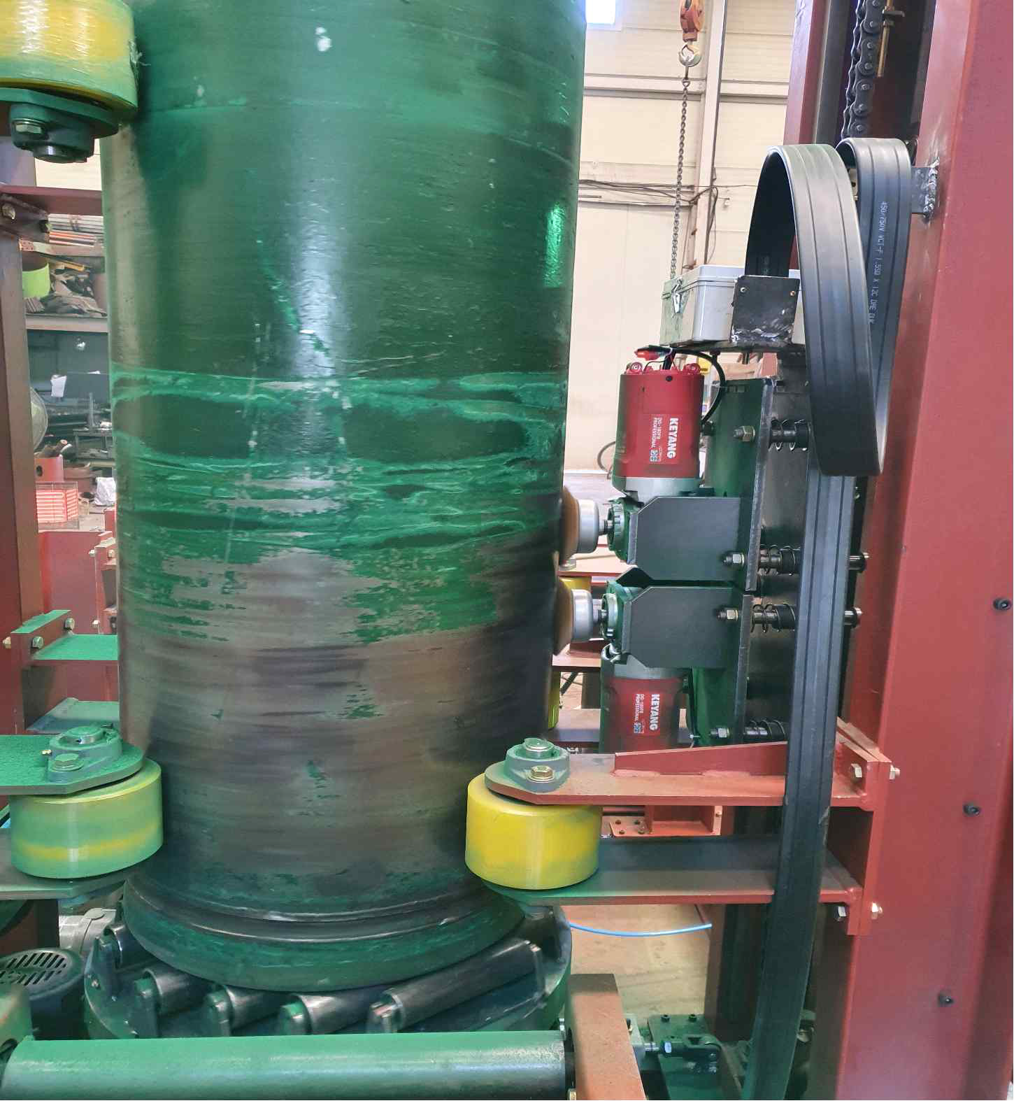 초저온용기 표면 크리닝 M/C